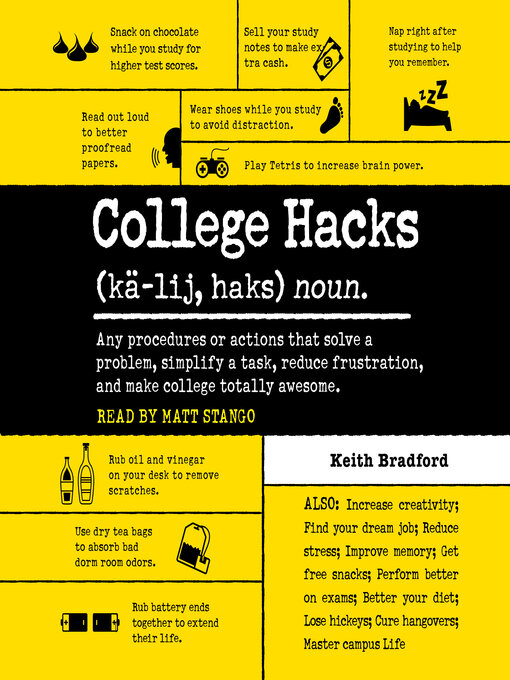 Title details for College Hacks by Keith Bradford - Available